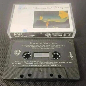 A-HA Scoundrel Days 1986  Audio Cassette